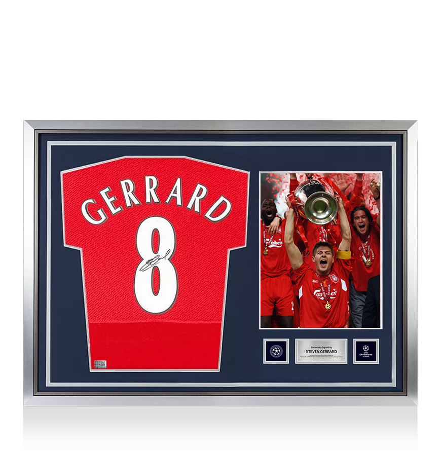 Steven Gerrard Signed Memorabilia & Autograph | Icons.com