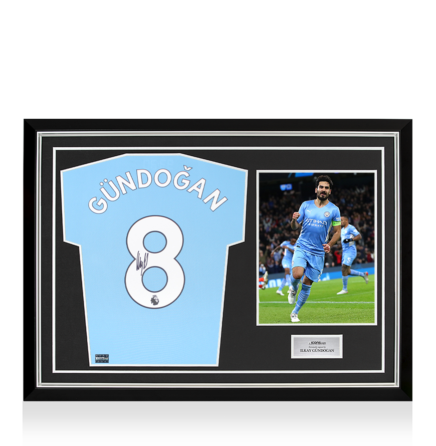 Ilkay Gundogan AUTO SILVER PRIZM AUTOGRAPH CARD 2022 ILKAY