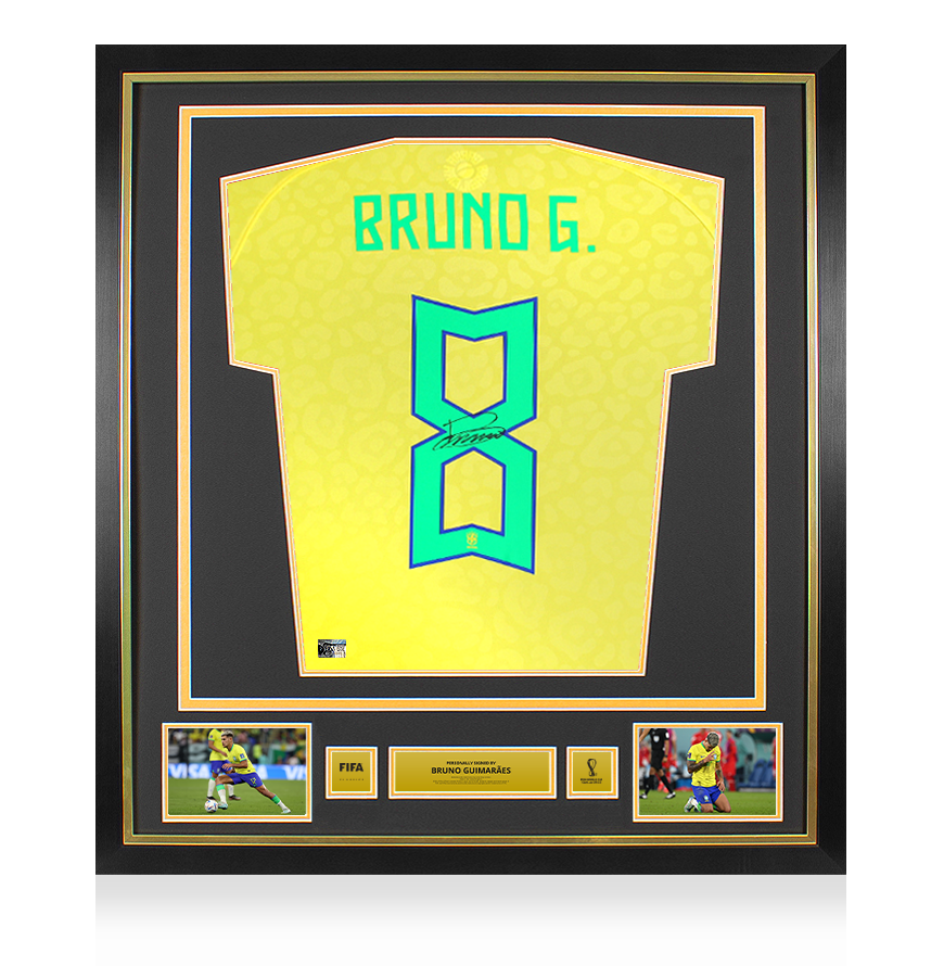 RJR PRINTS Bruno Guimaraes, Sandro Tonali & Joelinton Carabao Cup Signed Photo - 12x8 Inch Glossy Print With Pre-Printed Autographs