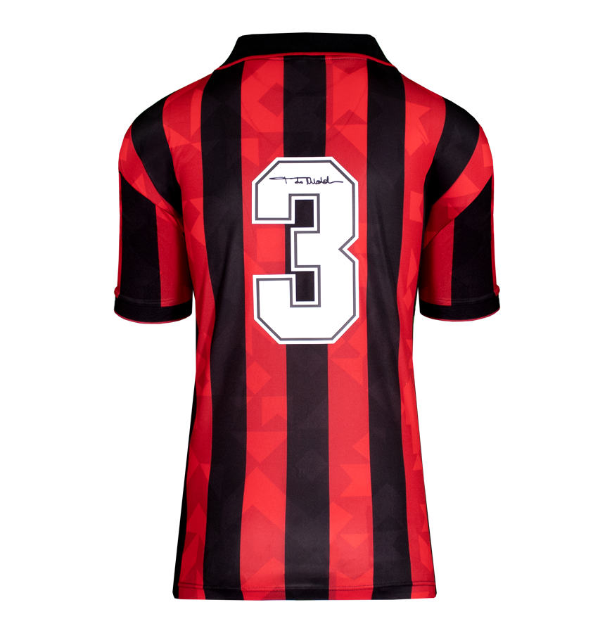 Paolo Maldini Back Signed AC Milan 2006-07 Away Shirt In