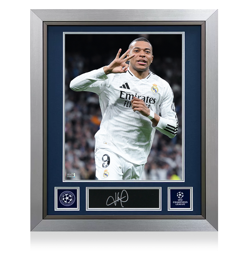 【Kylian Mbappe/キリアン・エンバペ】写真フレーム証明書付-1dc Kylian Mbappe/キリアン・エンバペ】写真フレーム証明書付-1dcの