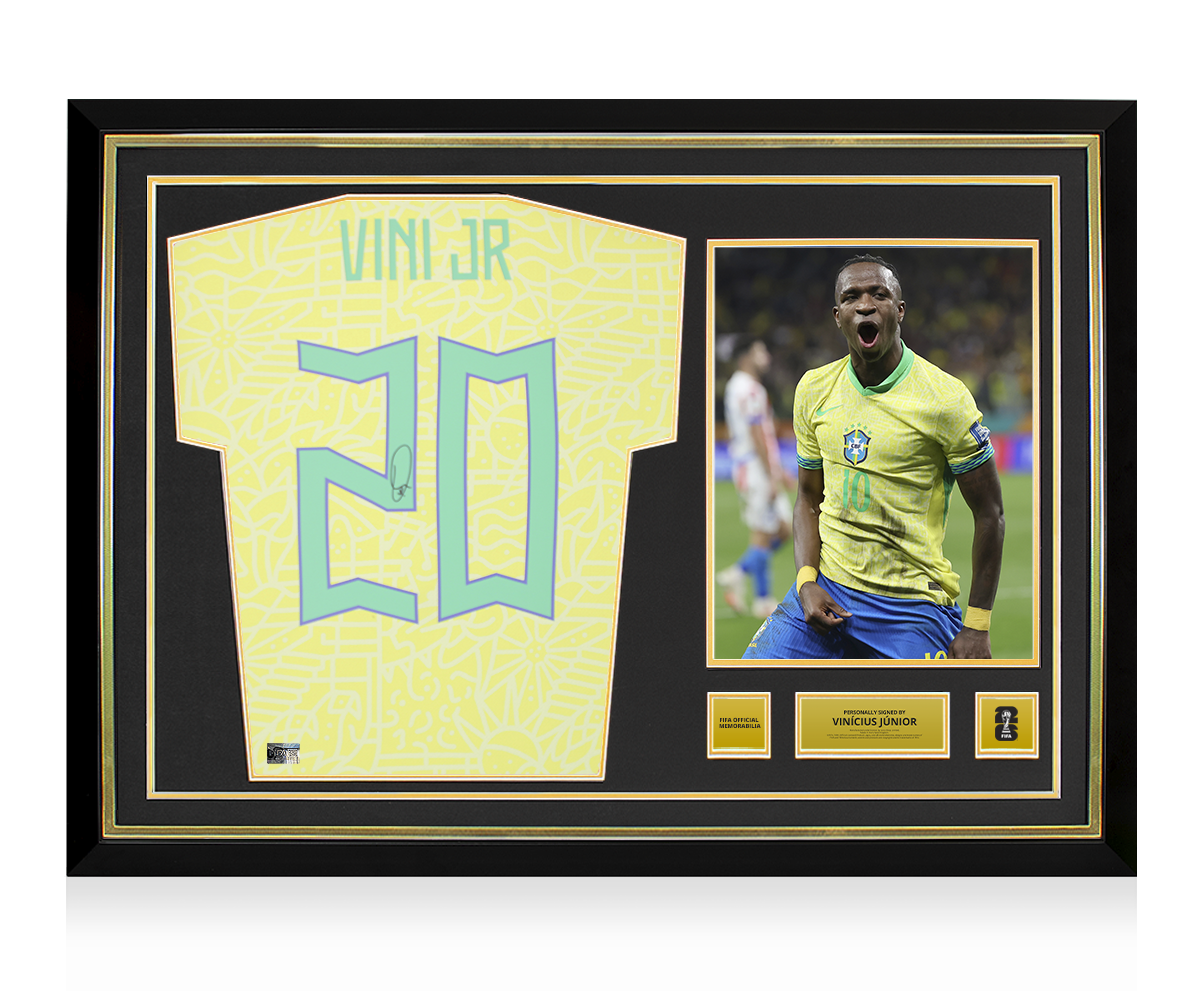 Endrick Official 2026 FIFA World Cup™ Back Signed and Framed