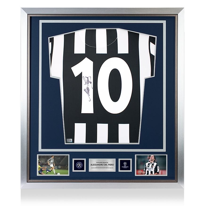Alessandro Del Piero Signed Pre-Printed Autograph Photo - Great Gift For Juventus Fans