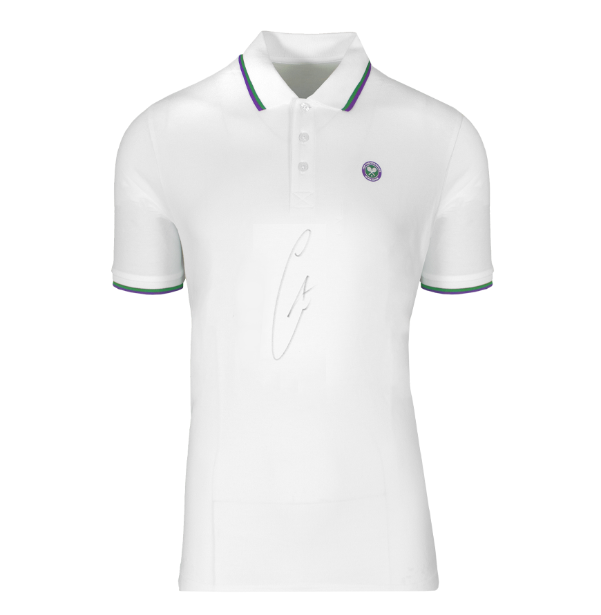 カルロスアルカラス 直筆サイン入りウインブルドンポロシャツ topps auto カルロスアルカラス 直筆サイン入りウインブルドンポロシャツ