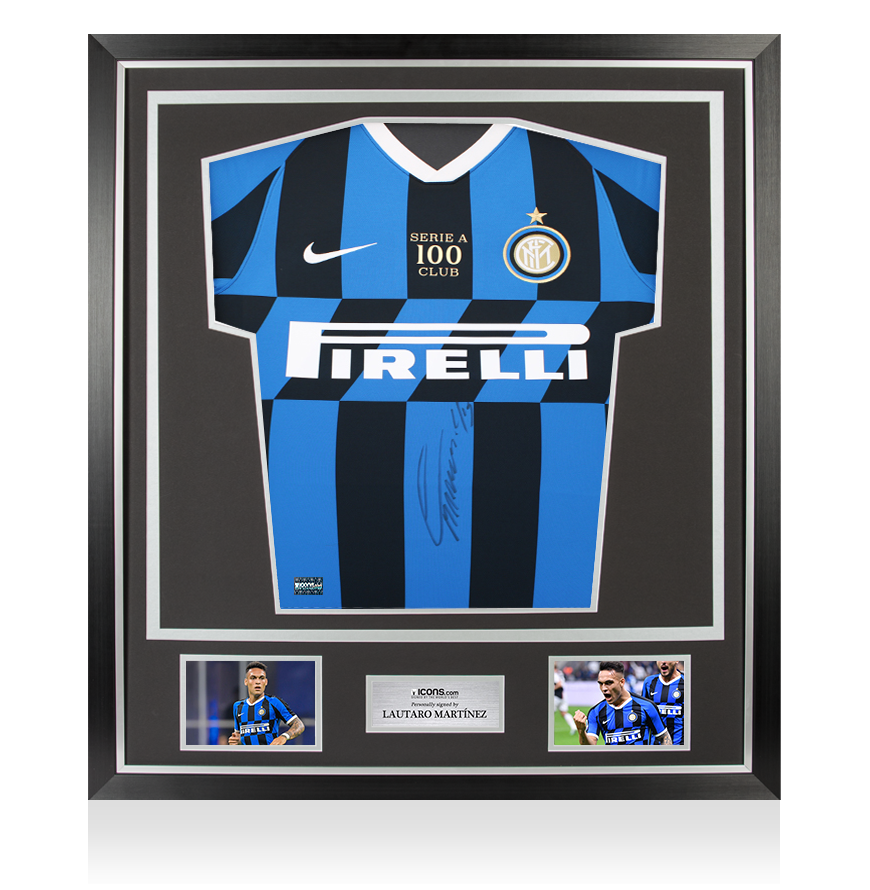 Lautaro Martinez Front Signed Internazionale 2019-20 Home
