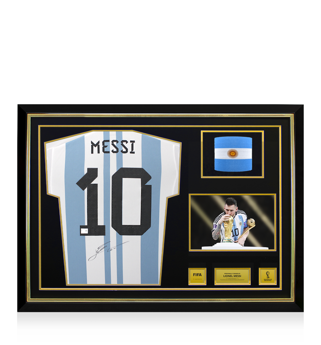 Lionel Messi Official 2022 FIFA World Cup™ Front Signed and