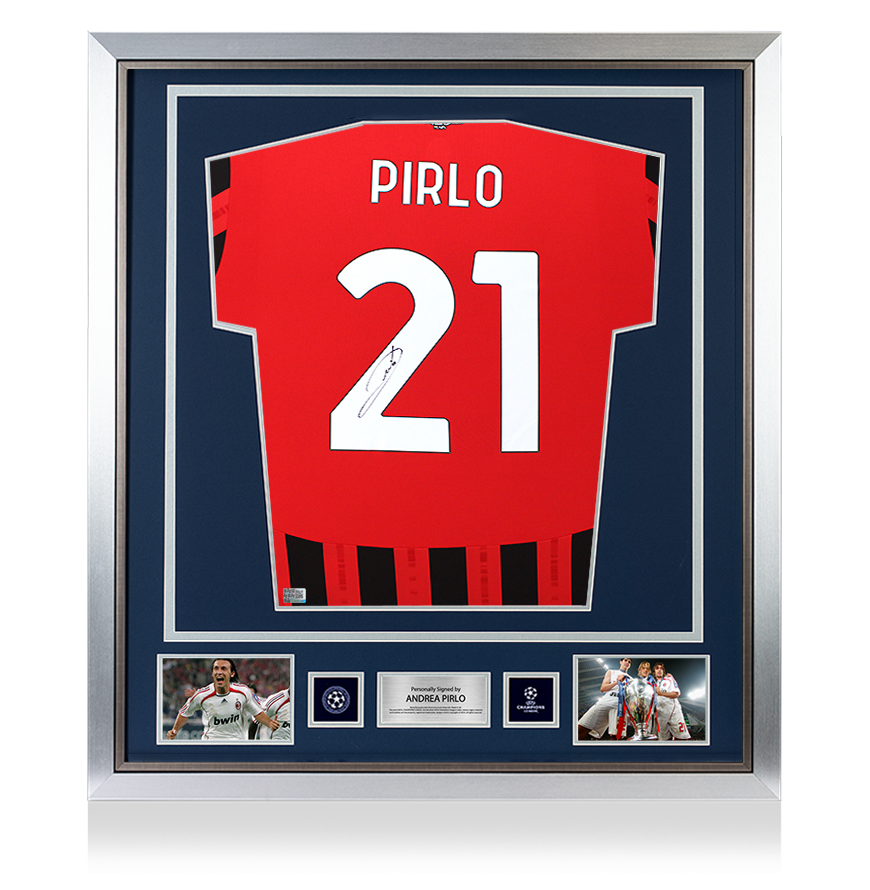 Andrea Pirlo Official UEFA Champions League Signed and
