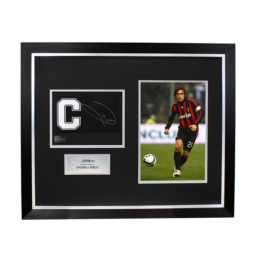 Andrea Pirlo Signed AC Milan 2006-07 Home Shirt With Long