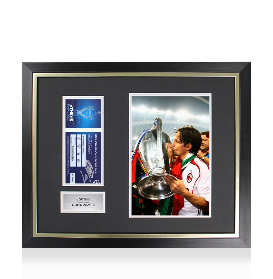 Filippo Inzaghi Official UEFA Champions League Signed 3D