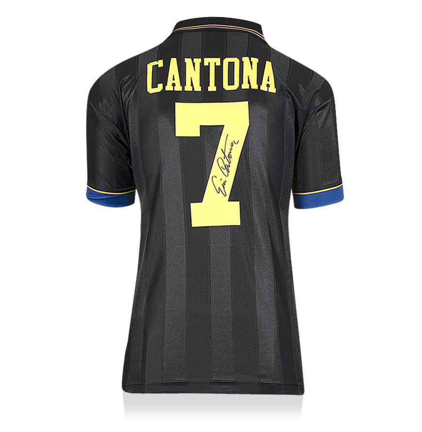 Eric Cantona Back Signed Manchester United 1994 Home Shirt