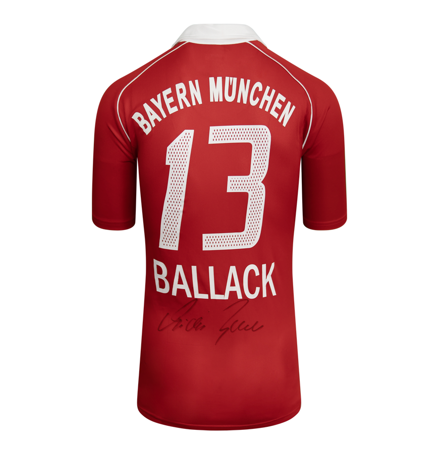 Michael Ballack Back Signed FC Bayern Munich 2002-03 Away