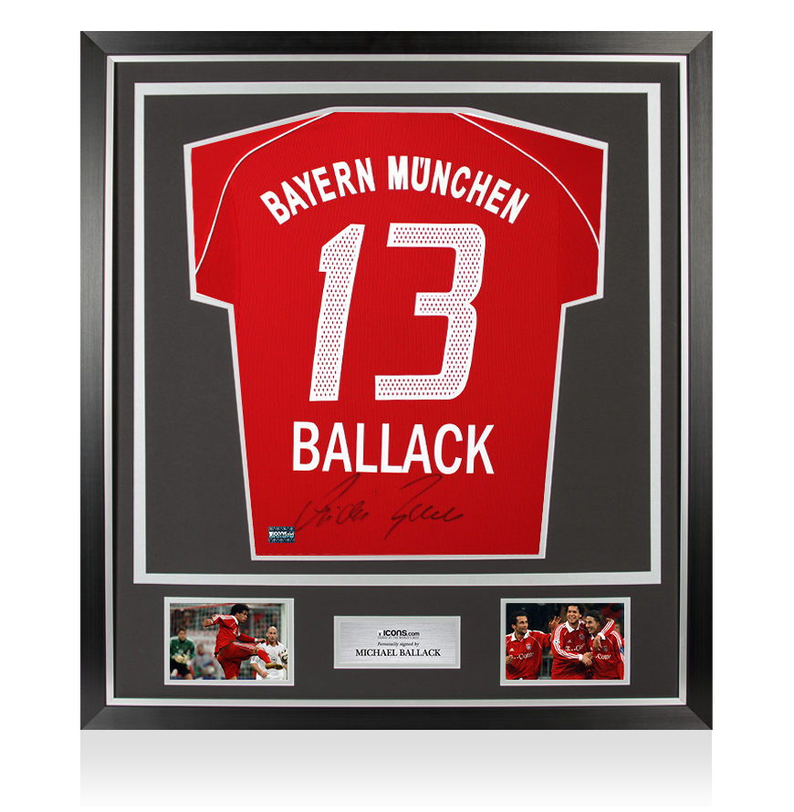 BAYERN 02/03シーズン BALLACK バラック 2002-03 Bayern Munich CL Shirt Ballack #13 (XXL)