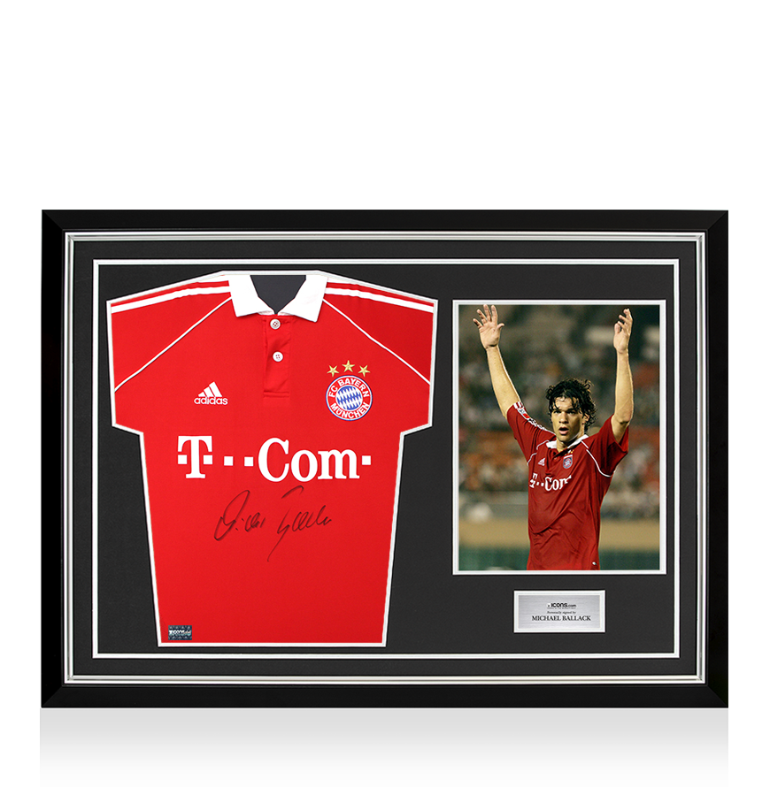 Michael Ballack Back Signed FC Bayern Munich 2002-03 Away