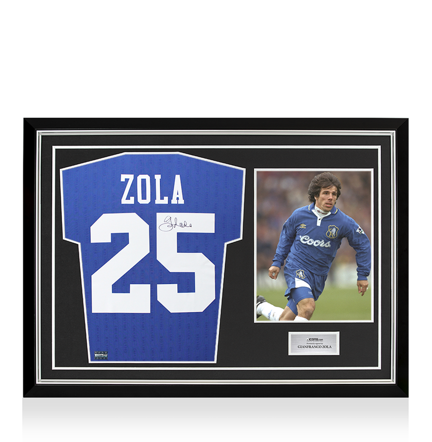 Genuine Gianfranco Zola Signed Memorabilia | Icons.com