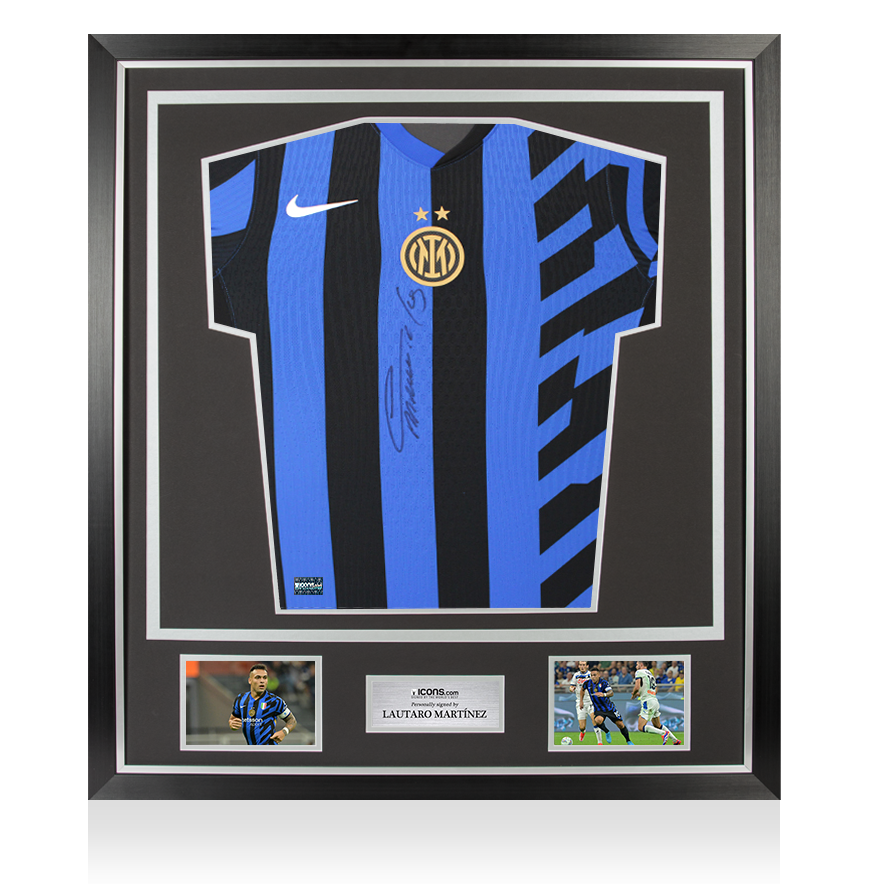 Lautaro Martinez Front Signed Internazionale 2019-20 Home
