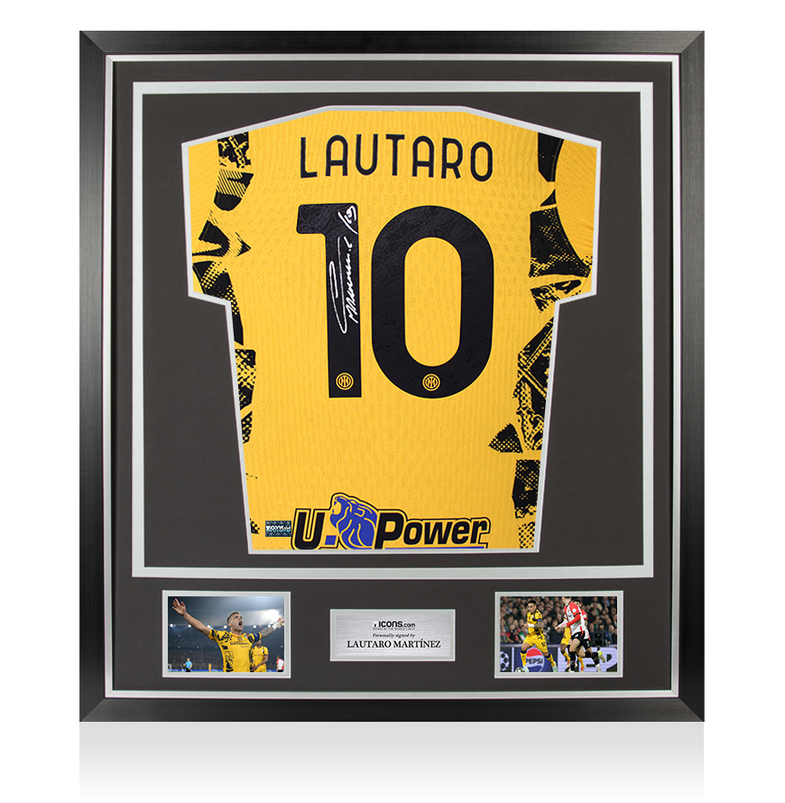 インテル LAUTARO サイン ユニフォーム 期間限定販売】ラウタロマルティネス インテル 直筆サイン