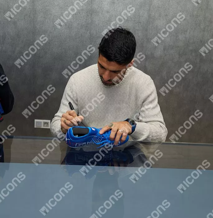 Luis Suarez Signed Puma Boot