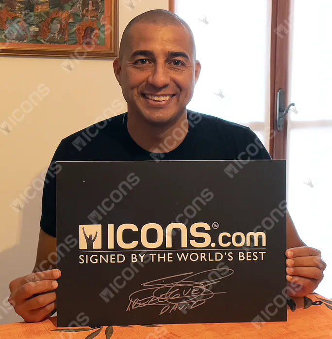 David Trezeguet Signed Juventus Photo
