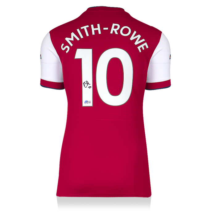 アーセナル ホームシャツ SMITH ROWE 10番 Emile Smith Rowe Back Signed Arsenal 2021-22 Home Shirt