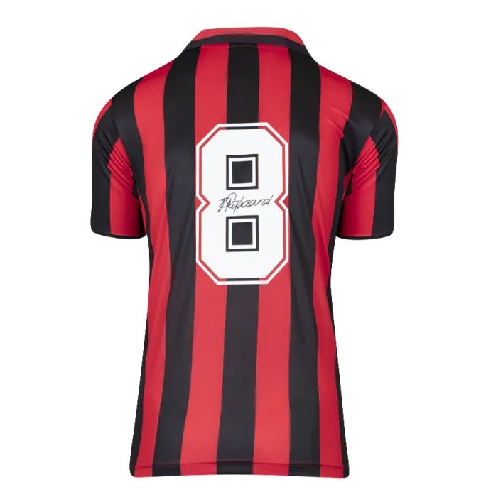 Frank Rijkaard & Marco van Basten Signed AC Milan Shirts In