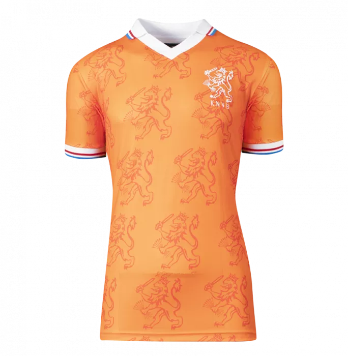 PATRICK KLUIVERTオランダ代表オレンジゲームシャツL-XL【美品】 PATRICK KLUIVERTオランダ代表オレンジゲームシャツL-XL【美品