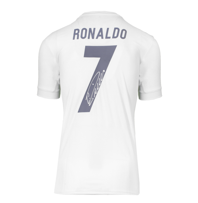 Cristiano Ronaldo Signed Real Madrid Shirt - Home, 2016-2017