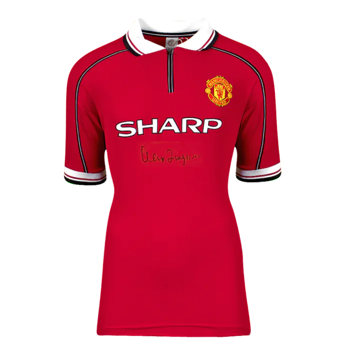 Buy Sir Alex Ferguson Front autographed Manchester United 1999