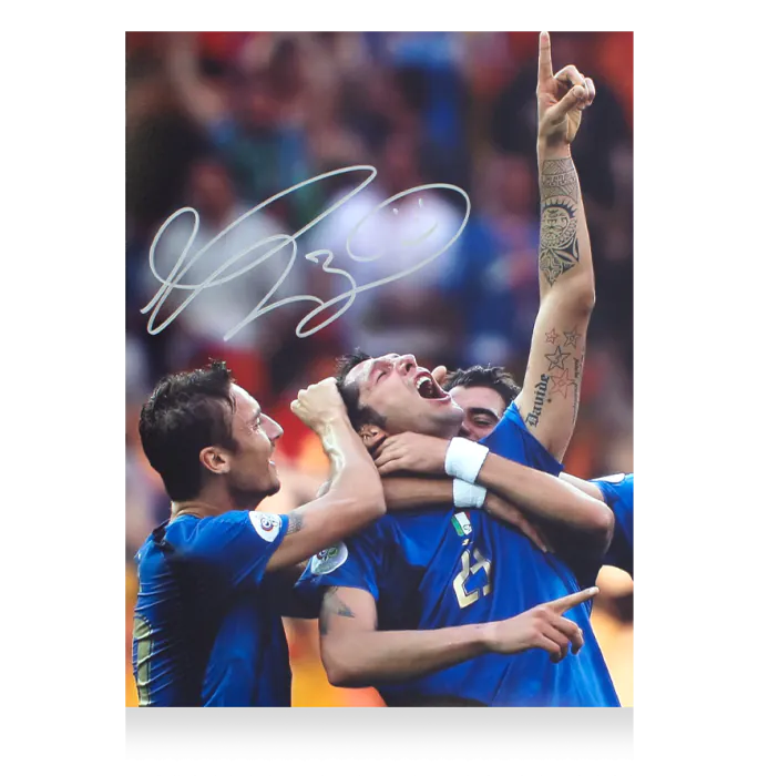 Marco Materazzi Official 2006 FIFA World Cup™ Signed and Framed