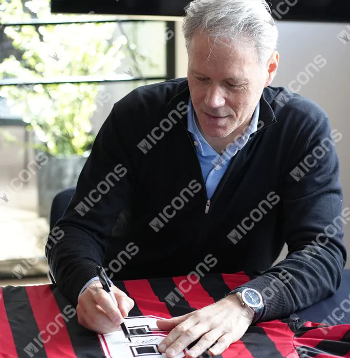 Marco van Basten Official UEFA Europa League Back Signed AC Milan
