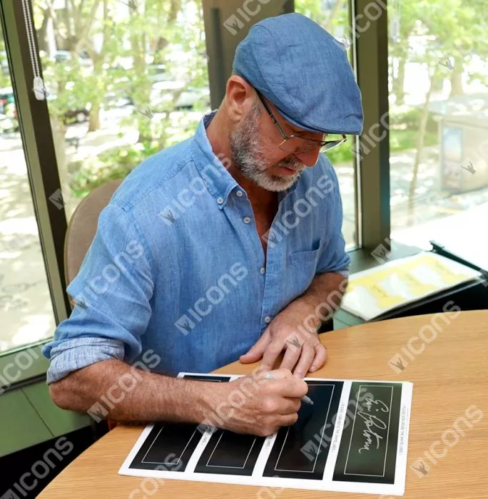 Eric Cantona Signed Plaque and Photo Frame: Manchester