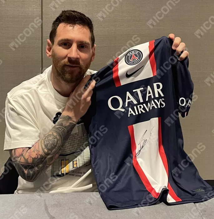 新品　上下セット　PSG　L size ノーブランド　メッシ　MESSI Paris Saint-Germain PSG Third Jersey 2021 Messi 30
