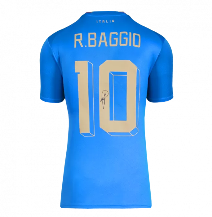 BAGGIOサイン入りユニフォーム ICONS.com サッカー ユニフォーム 直筆サイン ロベルト バッジョ