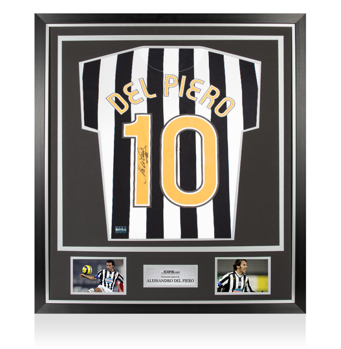 Alessandro Del Piero Signed Juventus 2006-07 Home Shirt with Fan