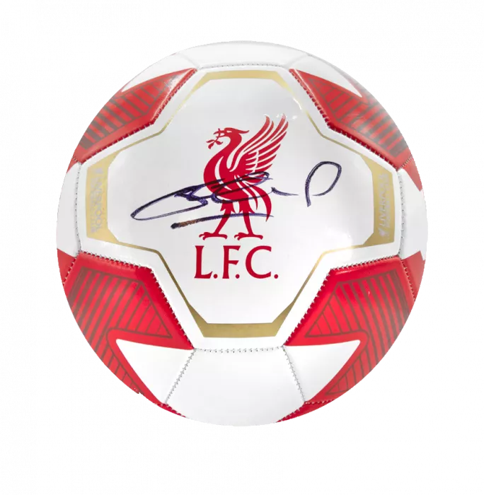 Liverpool FC サイン入りボール リヴァプールFC サイン入りサッカーボール サイズ5 2019/20