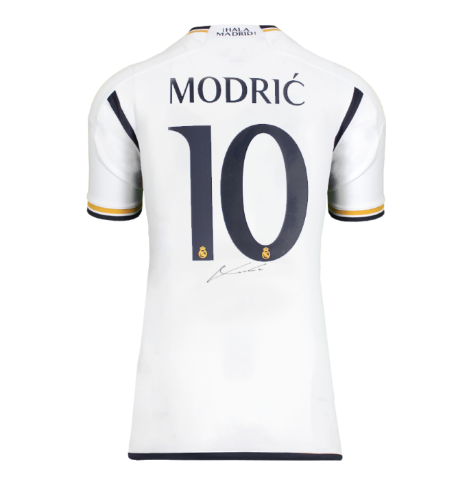 Luka Modric Back Signed Real Madrid CF 2023-24 Home Shirt