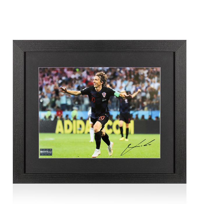 Luka Modric Photo Signée Pré-imprimée #11 - 25,4 X 20,3 Cm - Souvenir Foot Parfait Pour Fans