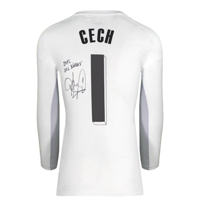 CECH サイン入り ゴールキーパーシャツ Petr Cech Back Signed Adidas TIRO Goalkeeper Shirt: UEFA Champions