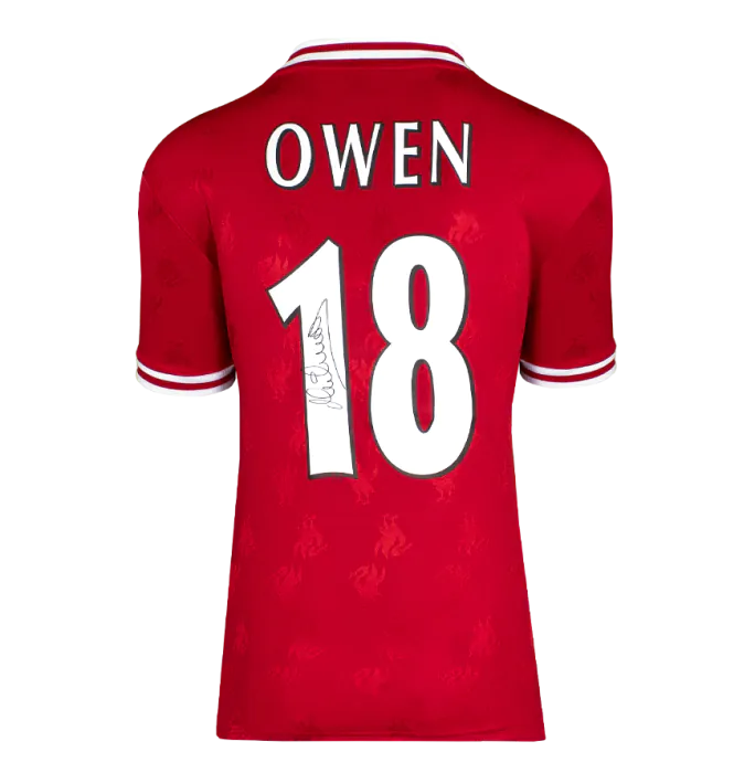 Carte Collection Futera Michael Owen 23 Carats Or - Patch Relique - Liverpool FC - Near Mint