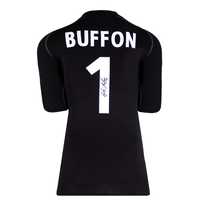Gianluigi Buffon Back Signed Italy 2002-03 Goalkeeper Shirt