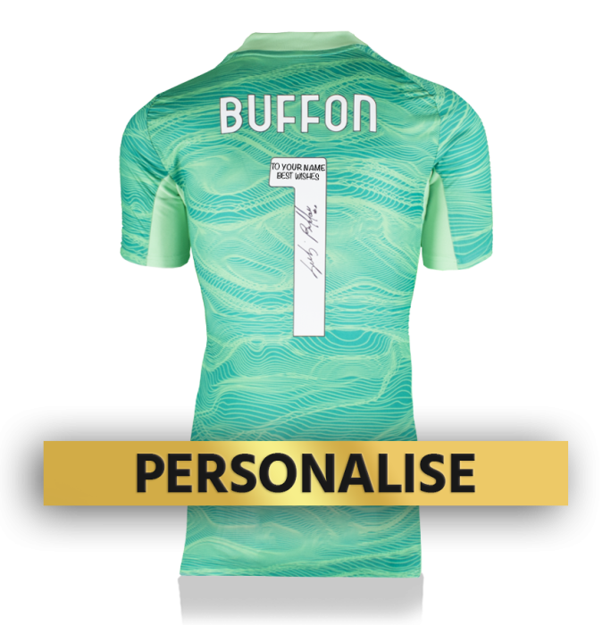 Maillot De Football Signé Gianluigi Buffon - Encadré - Certifié Beckett AFTAL PROOF