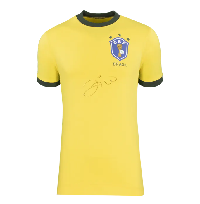 激レア？ ブラジル ESPORTES CLUBE COPA 70 ユニフォーム Zico Official 1970 FIFA World Cup™ Front Signed and Framed Brazil