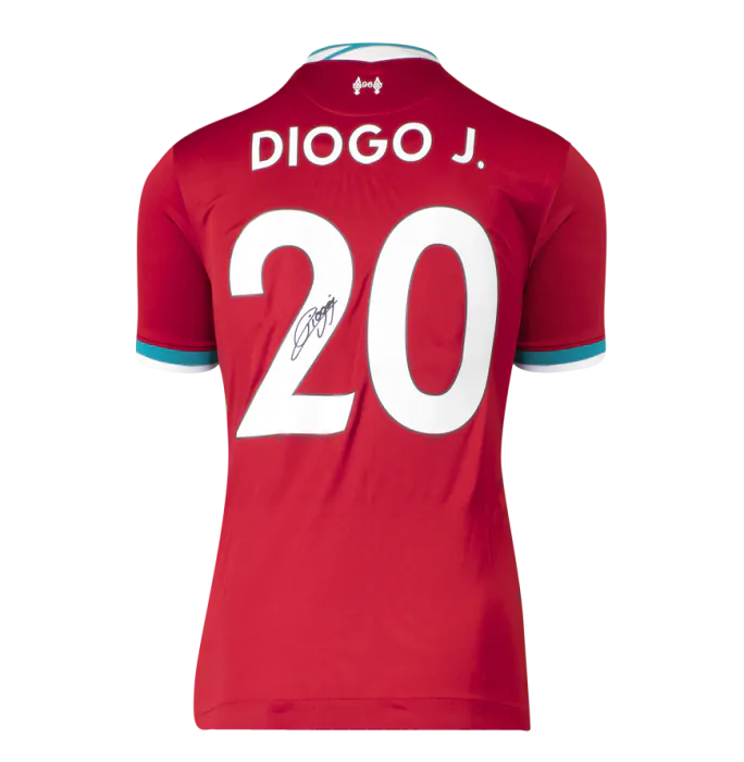 Diogo Jota Official UEFA Champions League Signed and Hero Framed