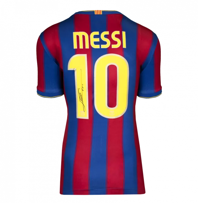 Barcelona 10/11 ユニフォーム　メッシ　2nd MESSI, 2010-11 BARCELONA HOME UCL MATCH ISSUE UNWORN SHIRT