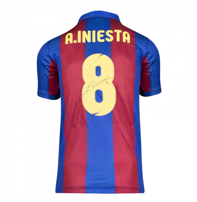 A. INIESTA サイン入り記念品 背番号8 A. INIESTA 8 ユニフォーム - メルカリ