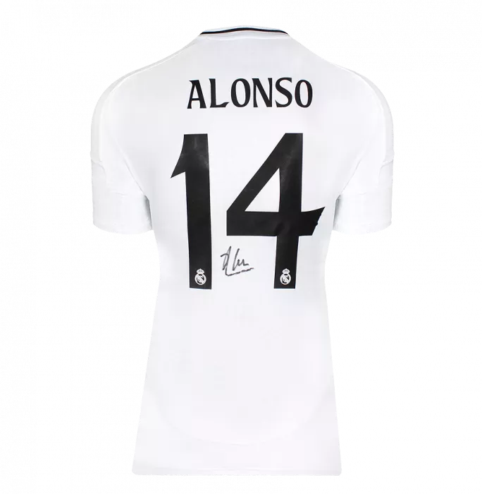 Xabi Alonso Official UEFA Champions League Back Signed and