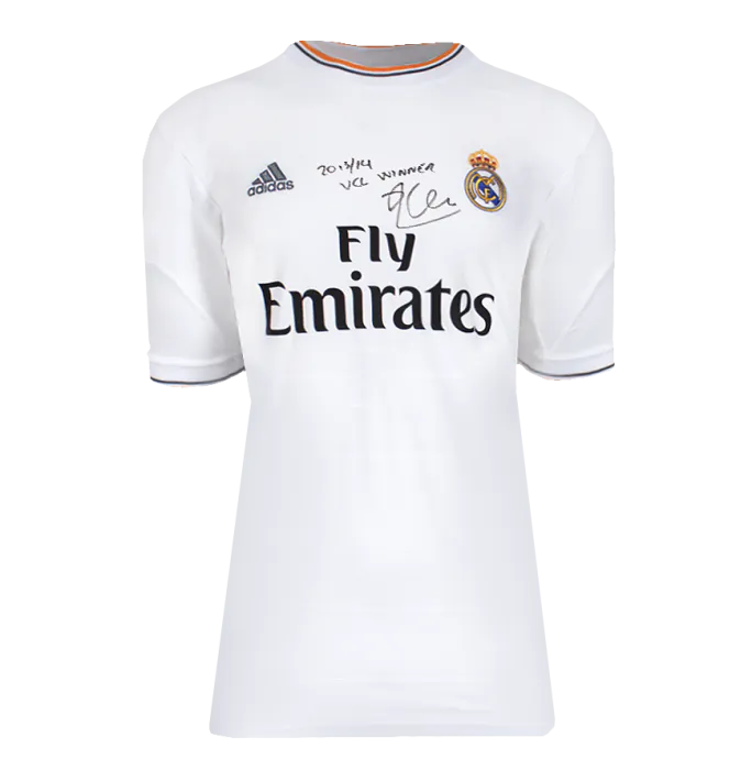 Xabi Alonso Front Signed Real Madrid 2013-14 Home Shirt - 