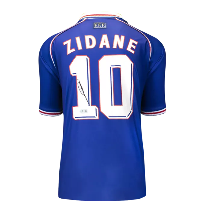 Zinedine Zidane Official 1998 FIFA World Cup™ Back Signed and Hero