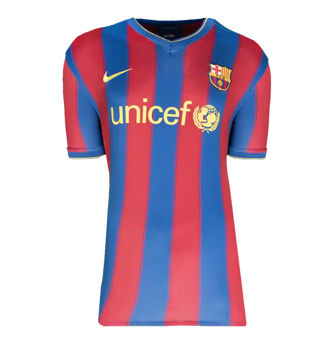 Zlatan Ibrahimovic Official FC Barcelona Back Signed and Framed