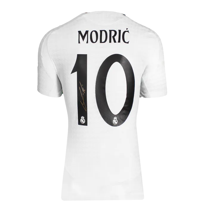 Luka Modric Official UEFA Champions League Back Signed and Hero