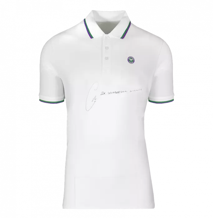Carlos Alcaraz Signed Wimbledon Polo Shirt - 